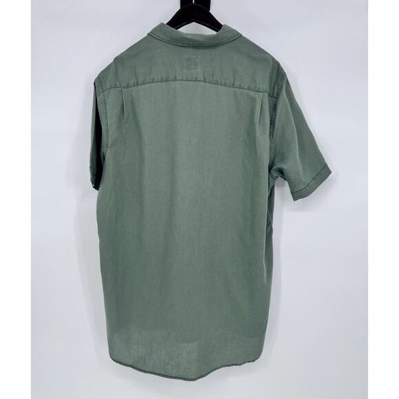 OLD NAVY VTG Mens Short Sleeve Shirt XL Regular Fit Linen Blend Button Up NWT - Picture 8 of 10